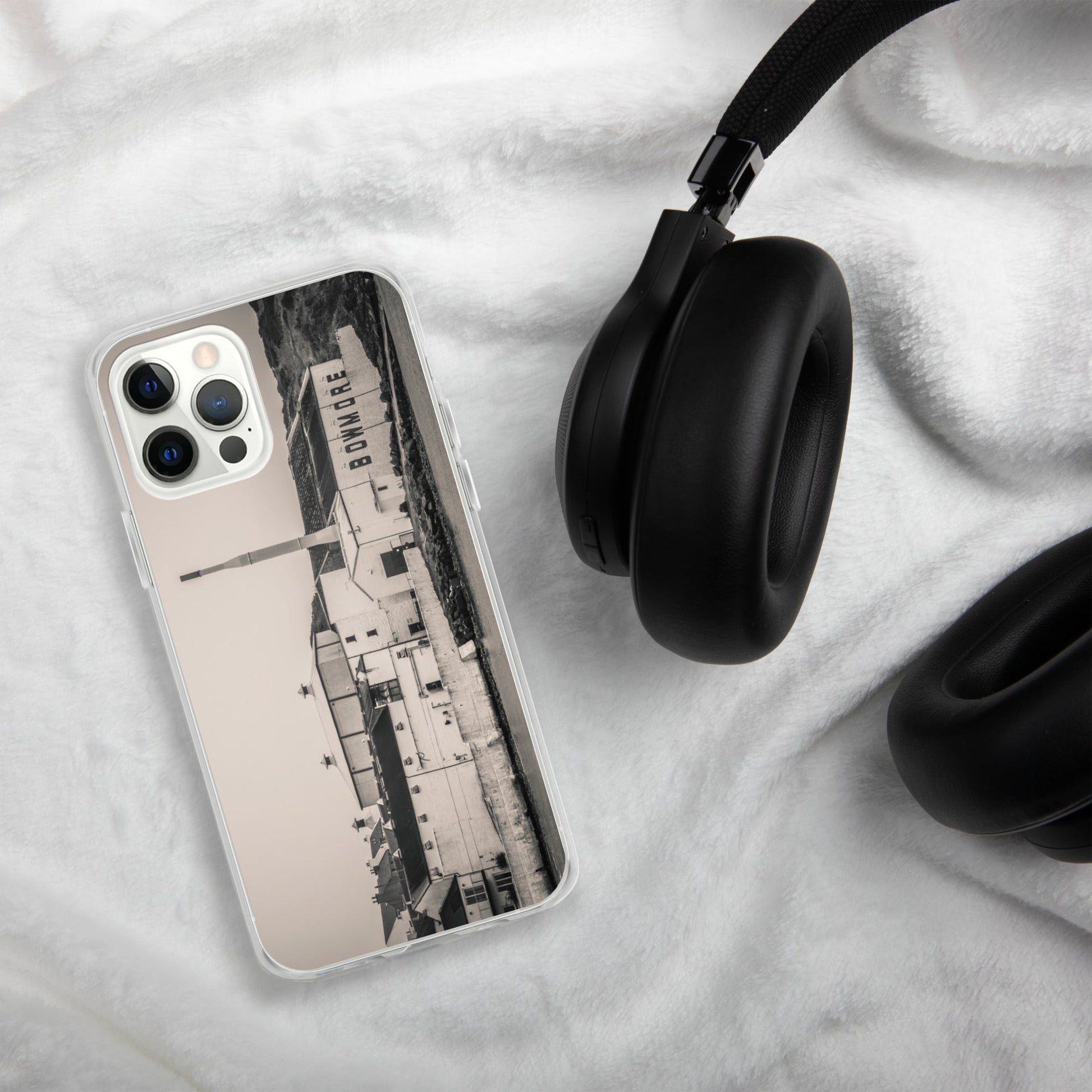 Bowmore Distillery Black White Clear Case for iPhone®