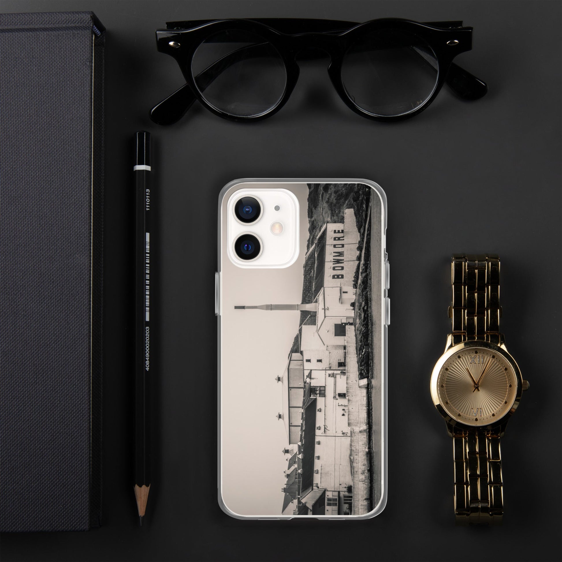 Bowmore Distillery Black White Clear Case for iPhone® iPhone 12