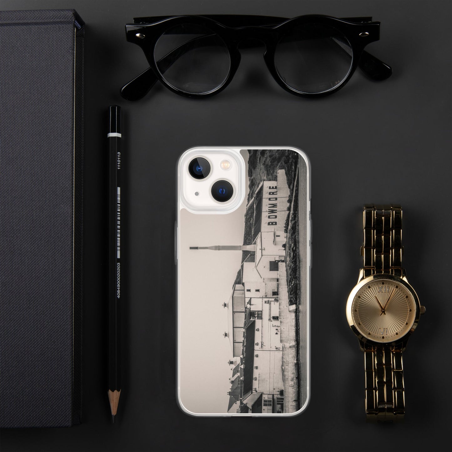 Bowmore Distillery Black White Clear Case for iPhone® iPhone 13