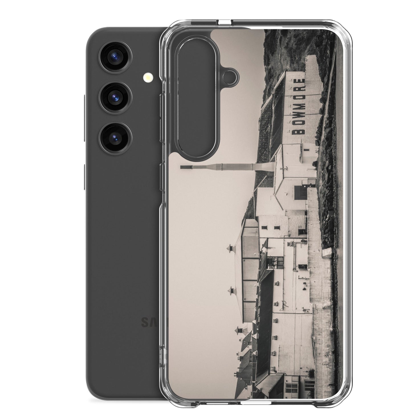Bowmore Distillery Black White Clear Case for Samsung®