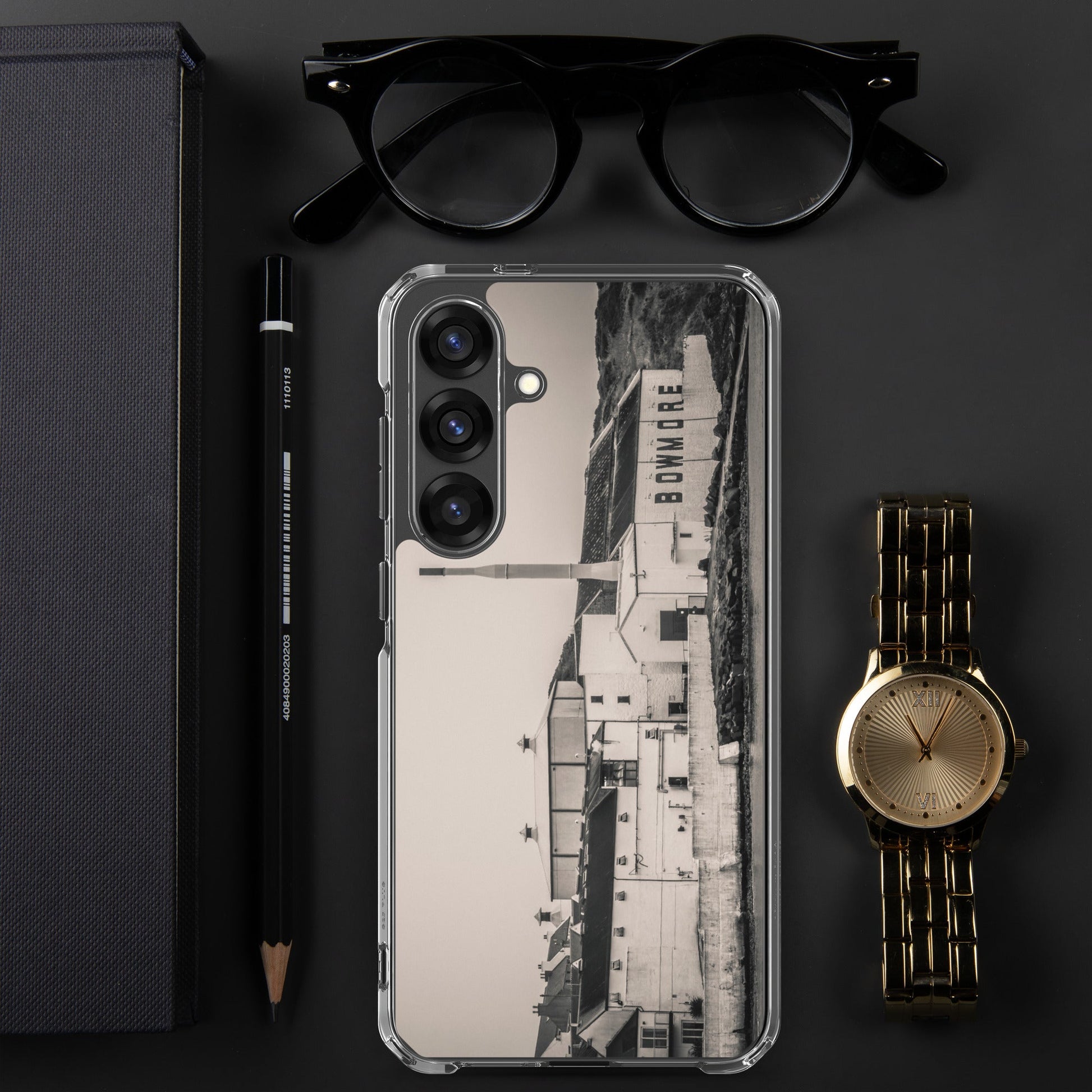 Bowmore Distillery Black White Clear Case for Samsung®