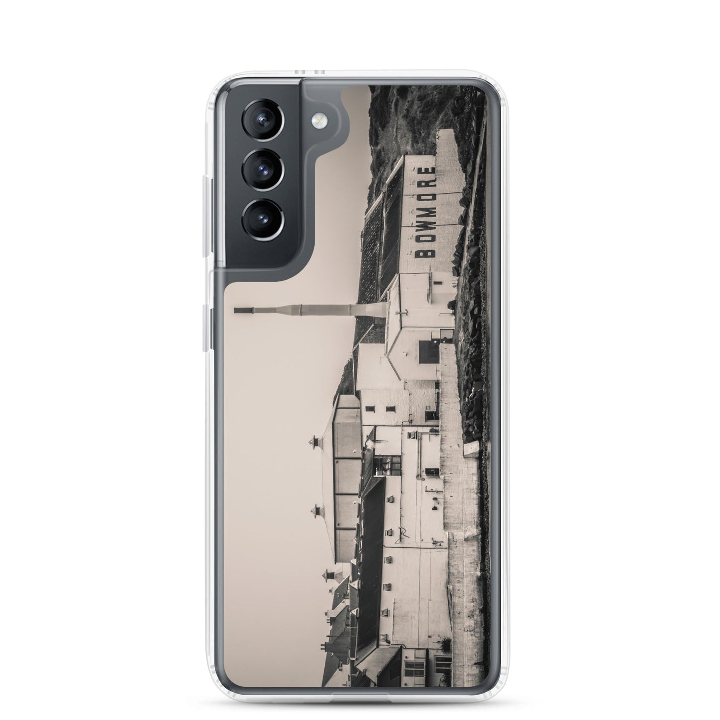 Bowmore Distillery Black White Clear Case for Samsung® Samsung Galaxy S21