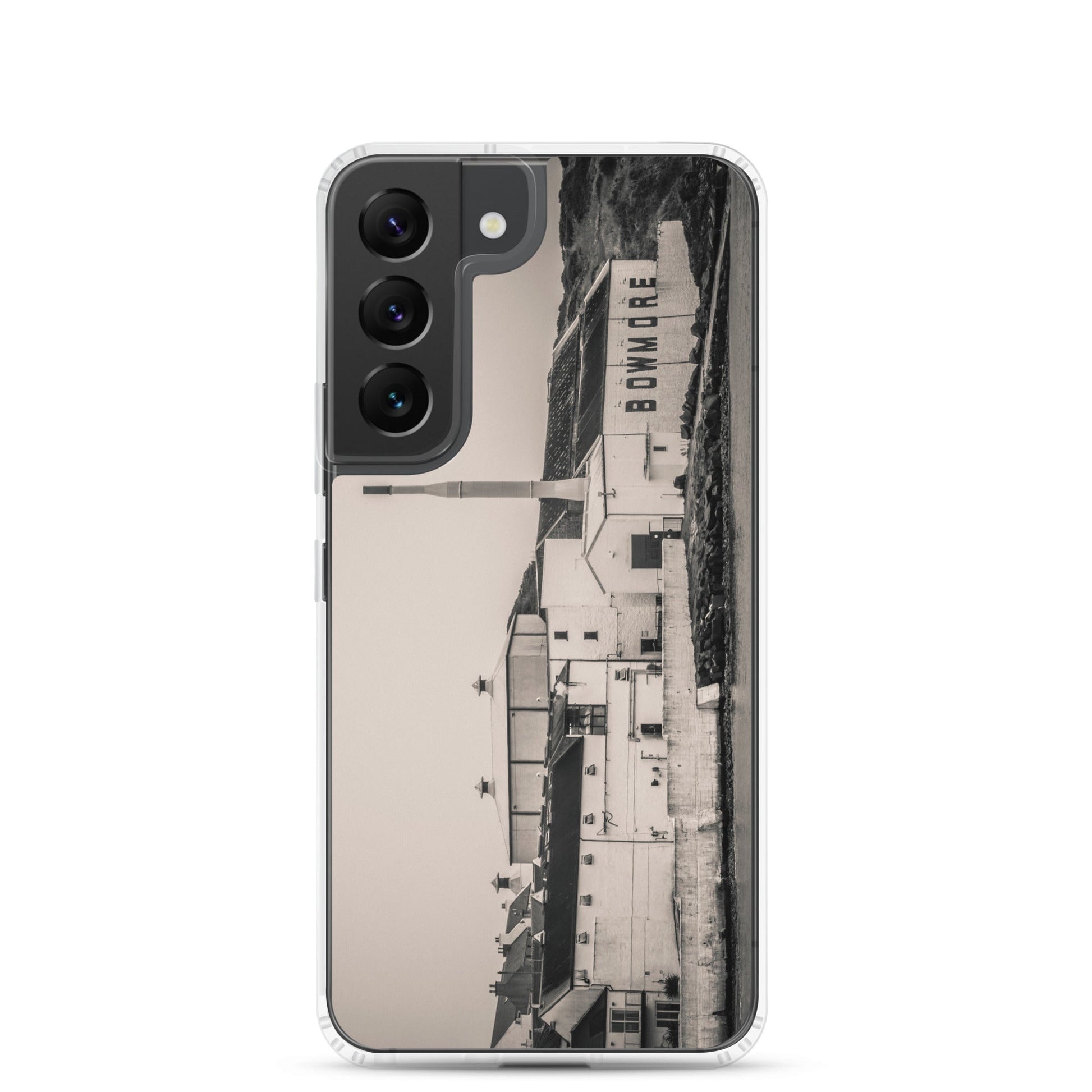 Bowmore Distillery Black White Clear Case for Samsung® Samsung Galaxy S22