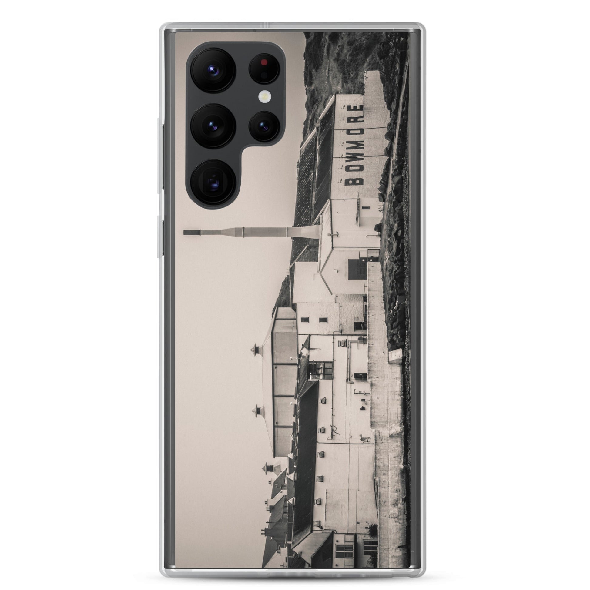 Bowmore Distillery Black White Clear Case for Samsung® Samsung Galaxy S22 Ultra
