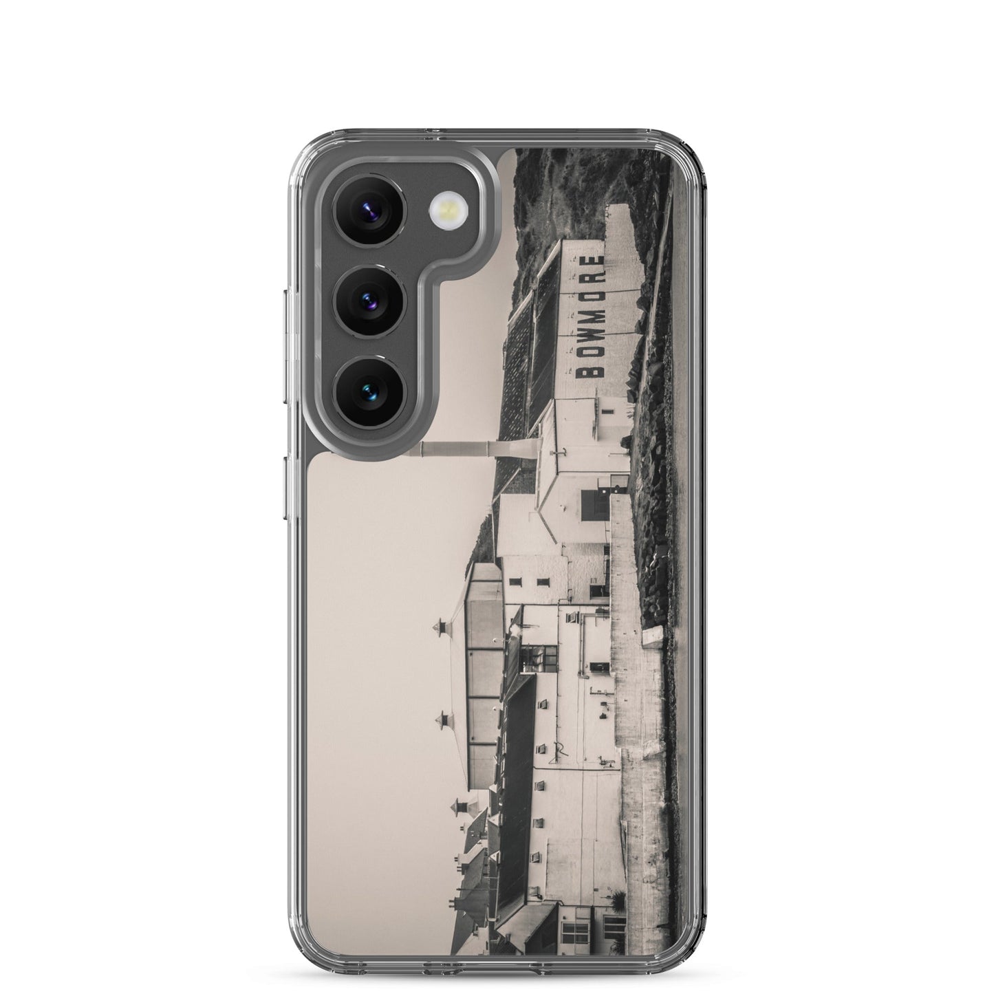 Bowmore Distillery Black White Clear Case for Samsung® Samsung Galaxy S23