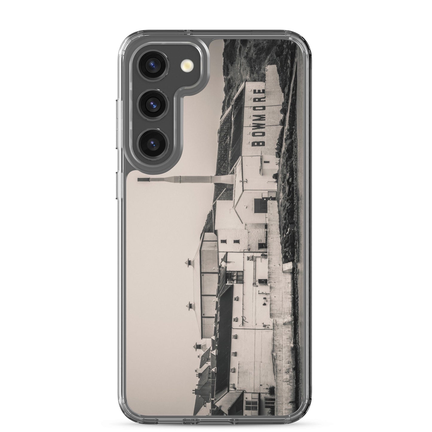 Bowmore Distillery Black White Clear Case for Samsung® Samsung Galaxy S23 Plus