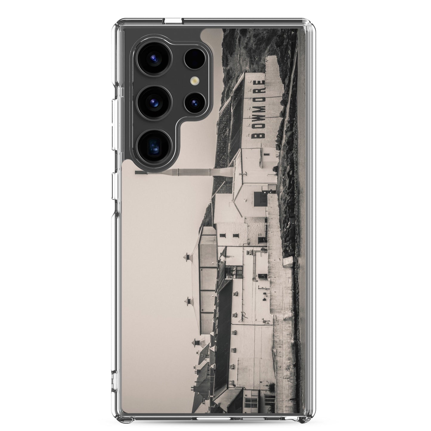 Bowmore Distillery Black White Clear Case for Samsung® Samsung Galaxy S24 Ultra