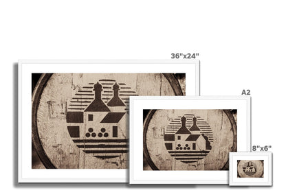 Bowmore Distillery Cask Framed & Mounted Print