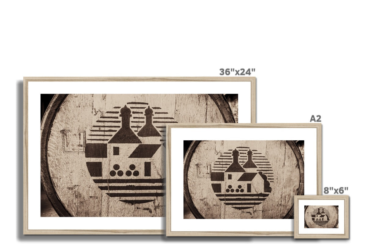 Bowmore Distillery Cask Framed & Mounted Print