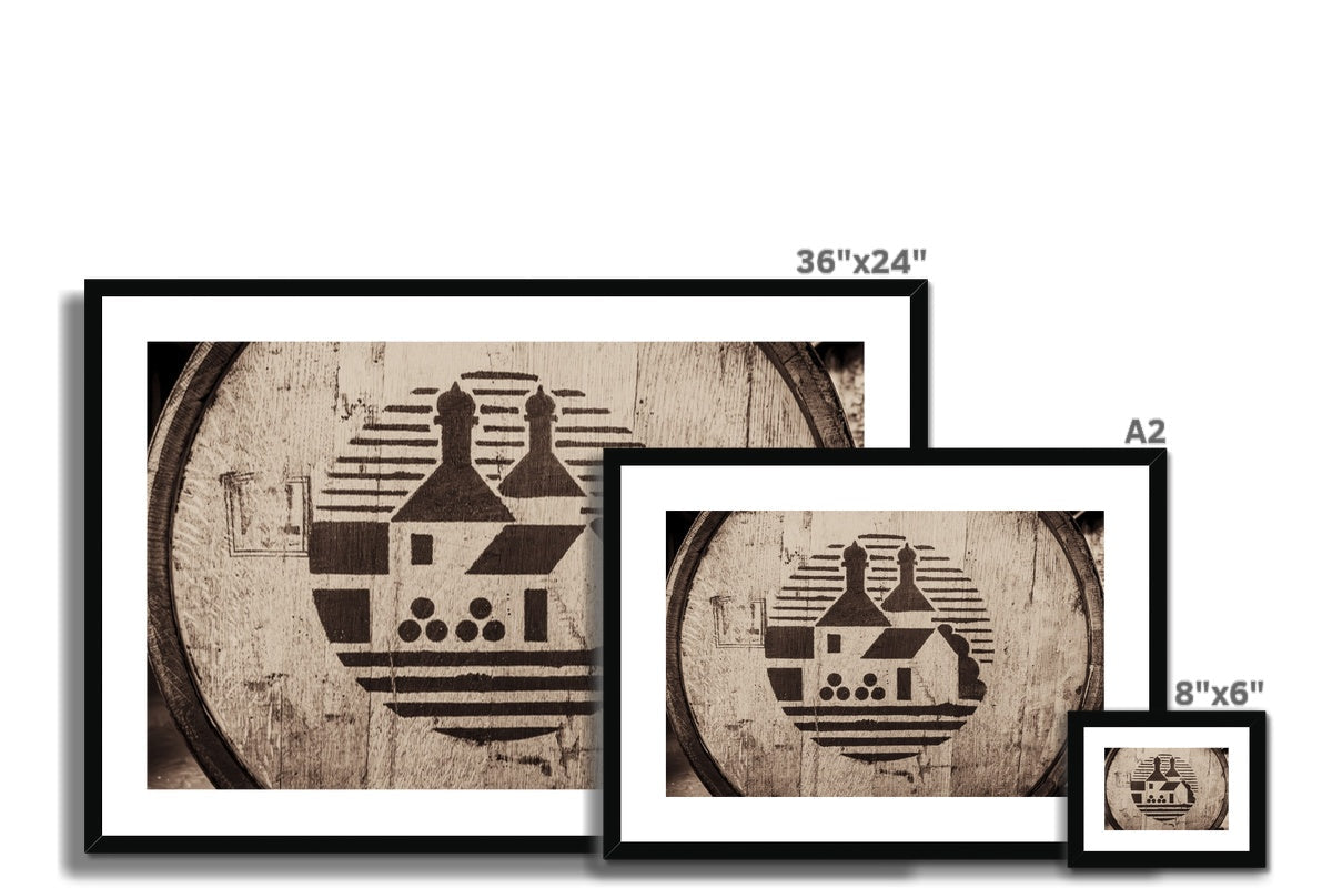 Bowmore Distillery Cask Framed & Mounted Print