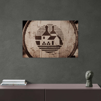 Bowmore Distillery Cask Photographic Print 30"x20"