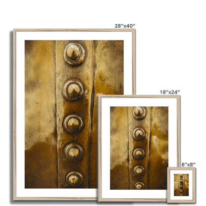 Bowmore Distillery Copper Kettle Rivets Framed & Mounted Print