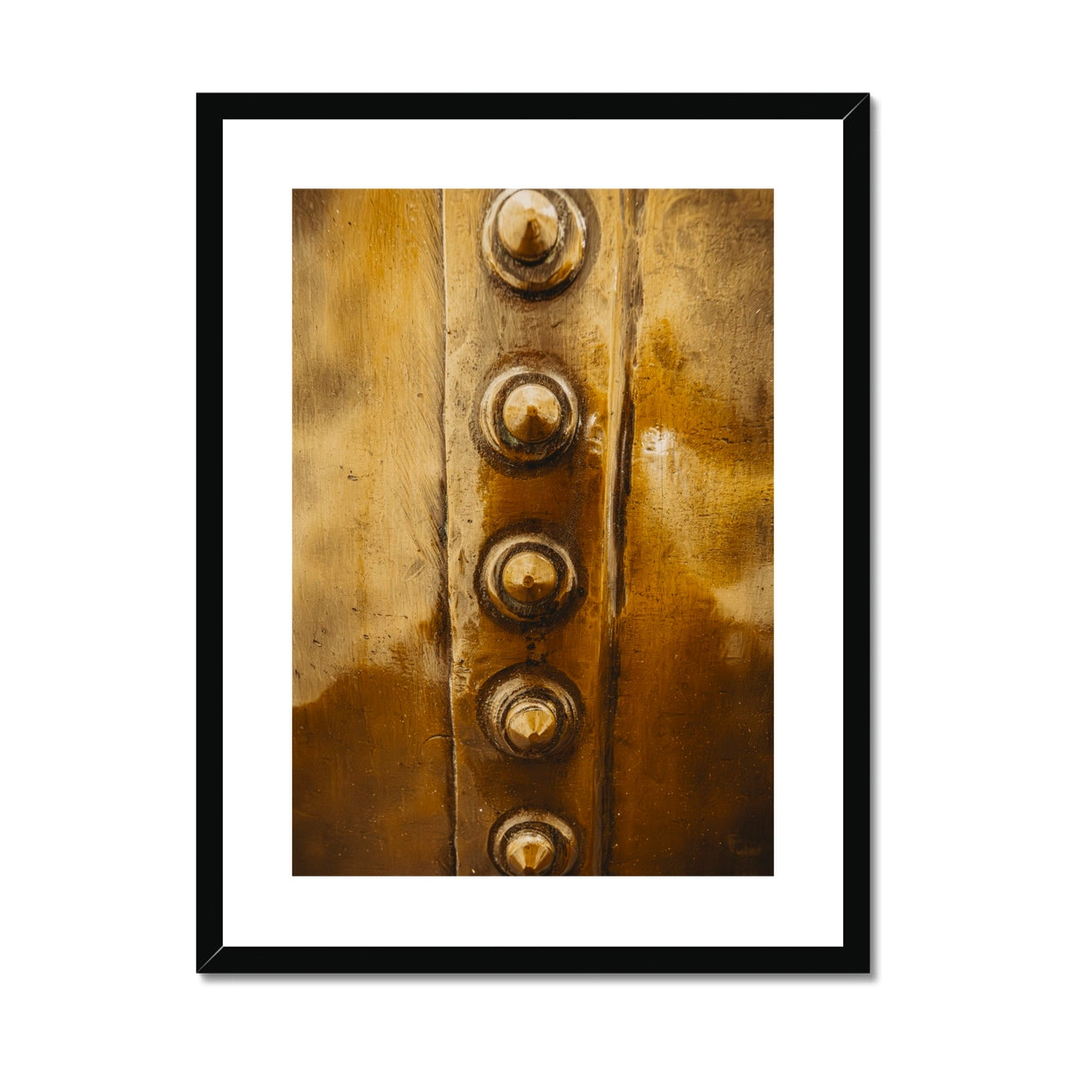 Bowmore Distillery Copper Kettle Rivets Framed & Mounted Print
