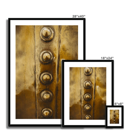 Bowmore Distillery Copper Kettle Rivets Framed & Mounted Print