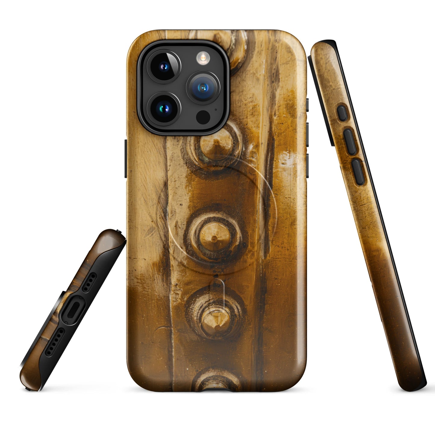 Bowmore Distillery Copper Kettle Rivets MagSafe® Tough Case for iPhone® Glossy / iPhone 15 Pro Max