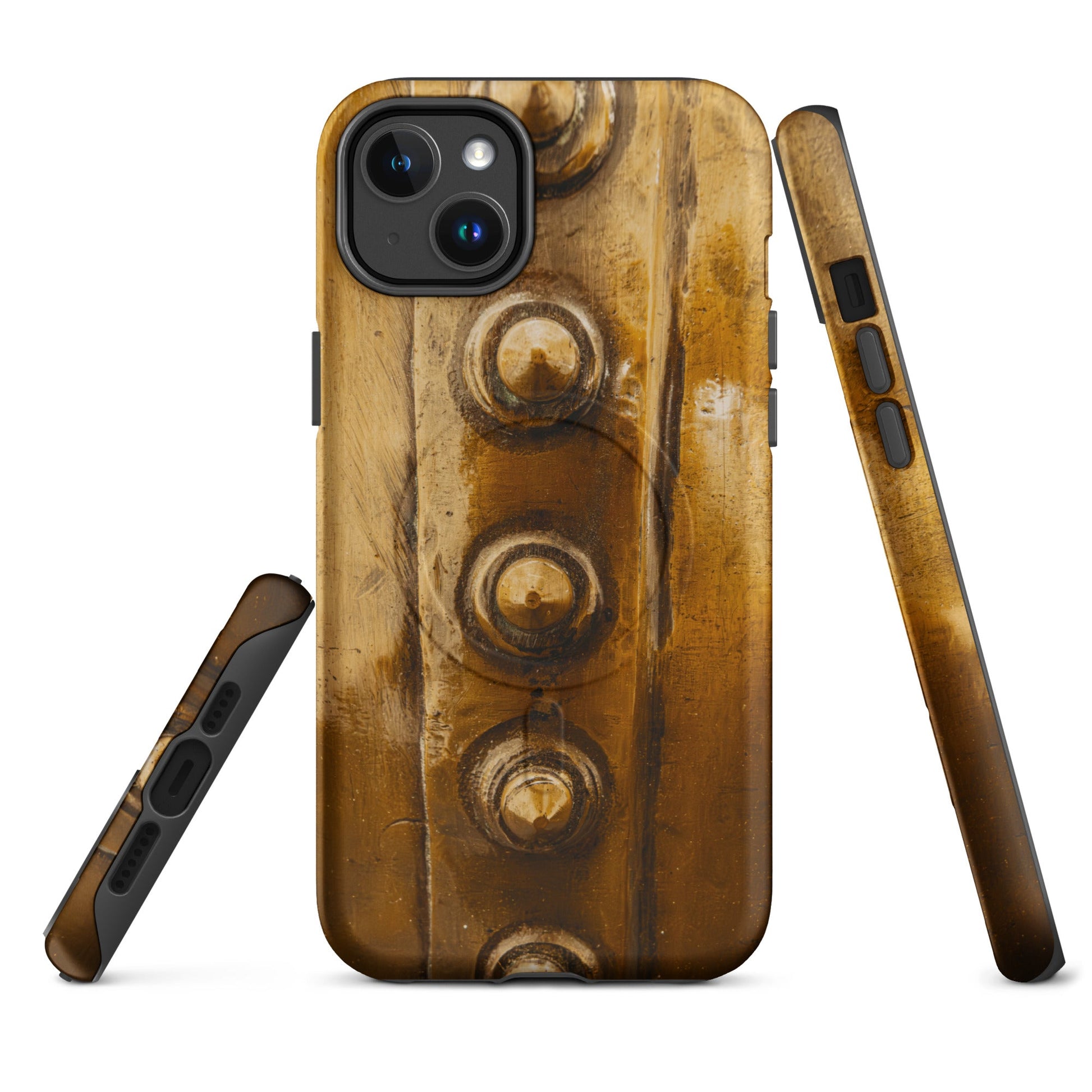 Bowmore Distillery Copper Kettle Rivets MagSafe® Tough Case for iPhone® Matte / iPhone 14 Plus