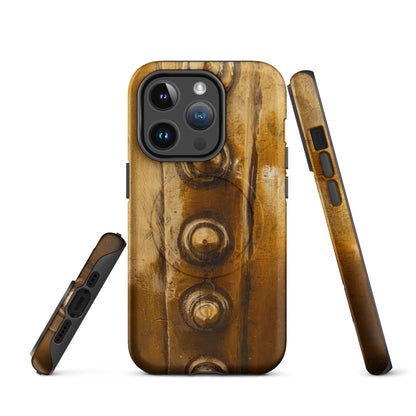 Bowmore Distillery Copper Kettle Rivets MagSafe® Tough Case for iPhone® Matte / iPhone 14 Pro