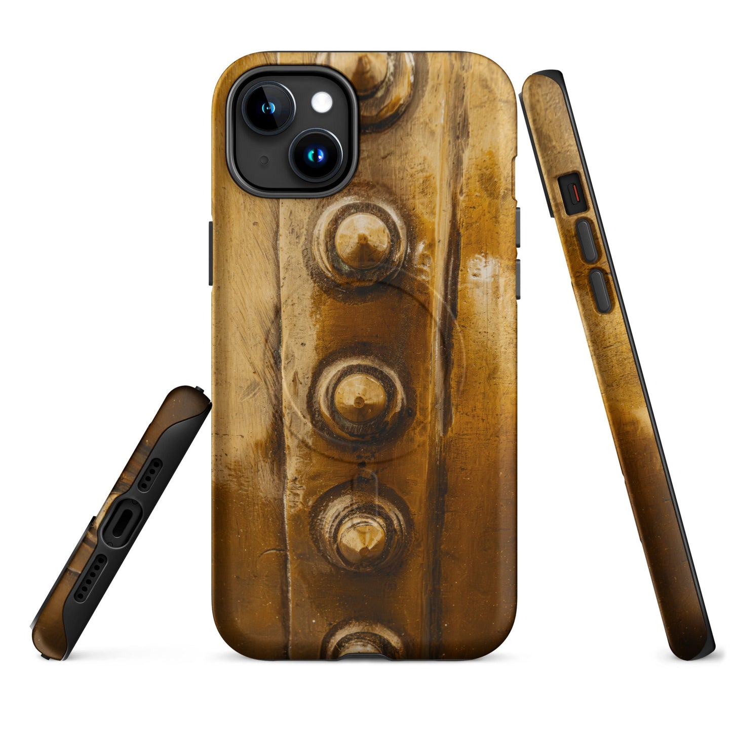 Bowmore Distillery Copper Kettle Rivets MagSafe® Tough Case for iPhone® Matte / iPhone 15 Plus