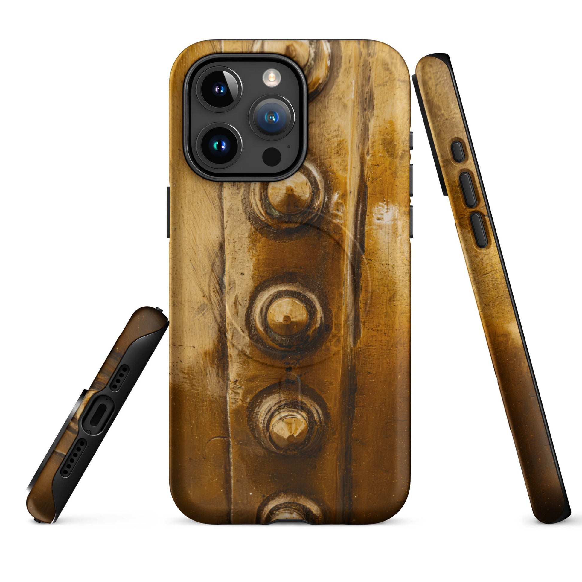 Bowmore Distillery Copper Kettle Rivets MagSafe® Tough Case for iPhone® Matte / iPhone 15 Pro Max