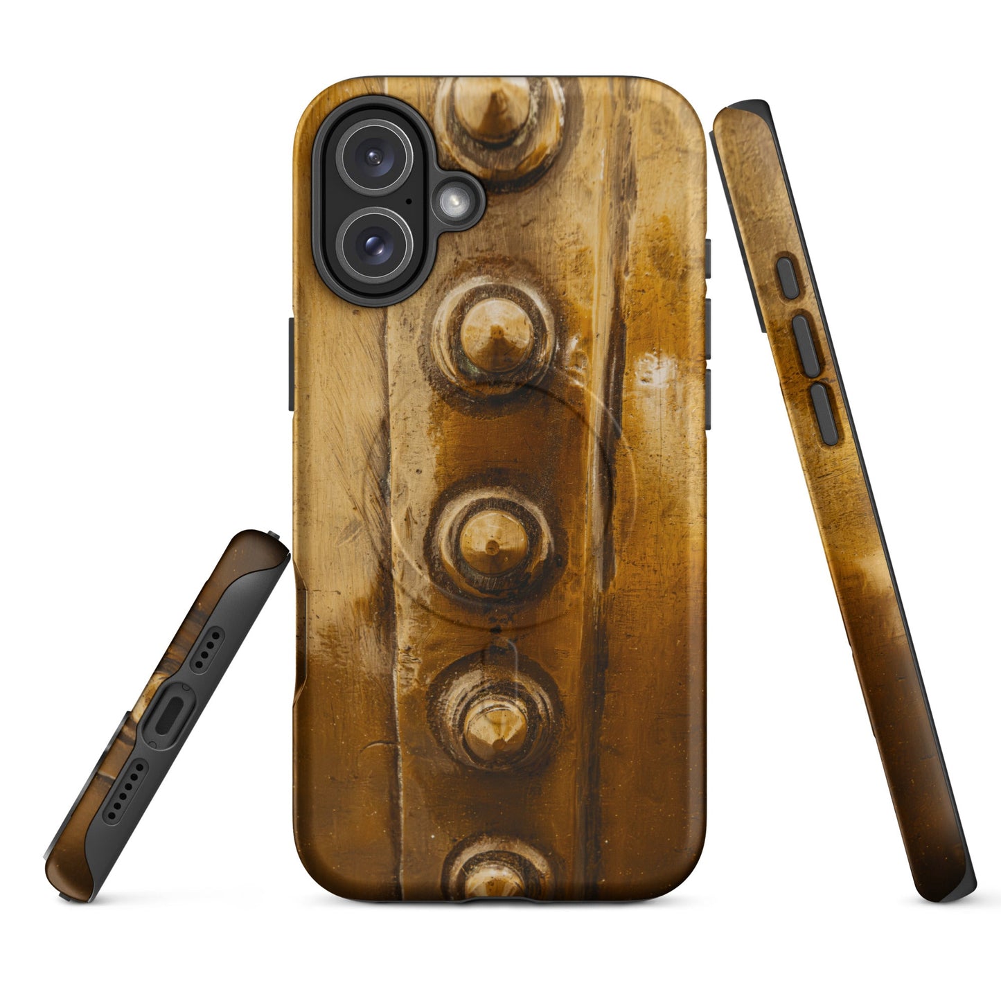 Bowmore Distillery Copper Kettle Rivets MagSafe® Tough Case for iPhone® Matte / iPhone 16 Plus