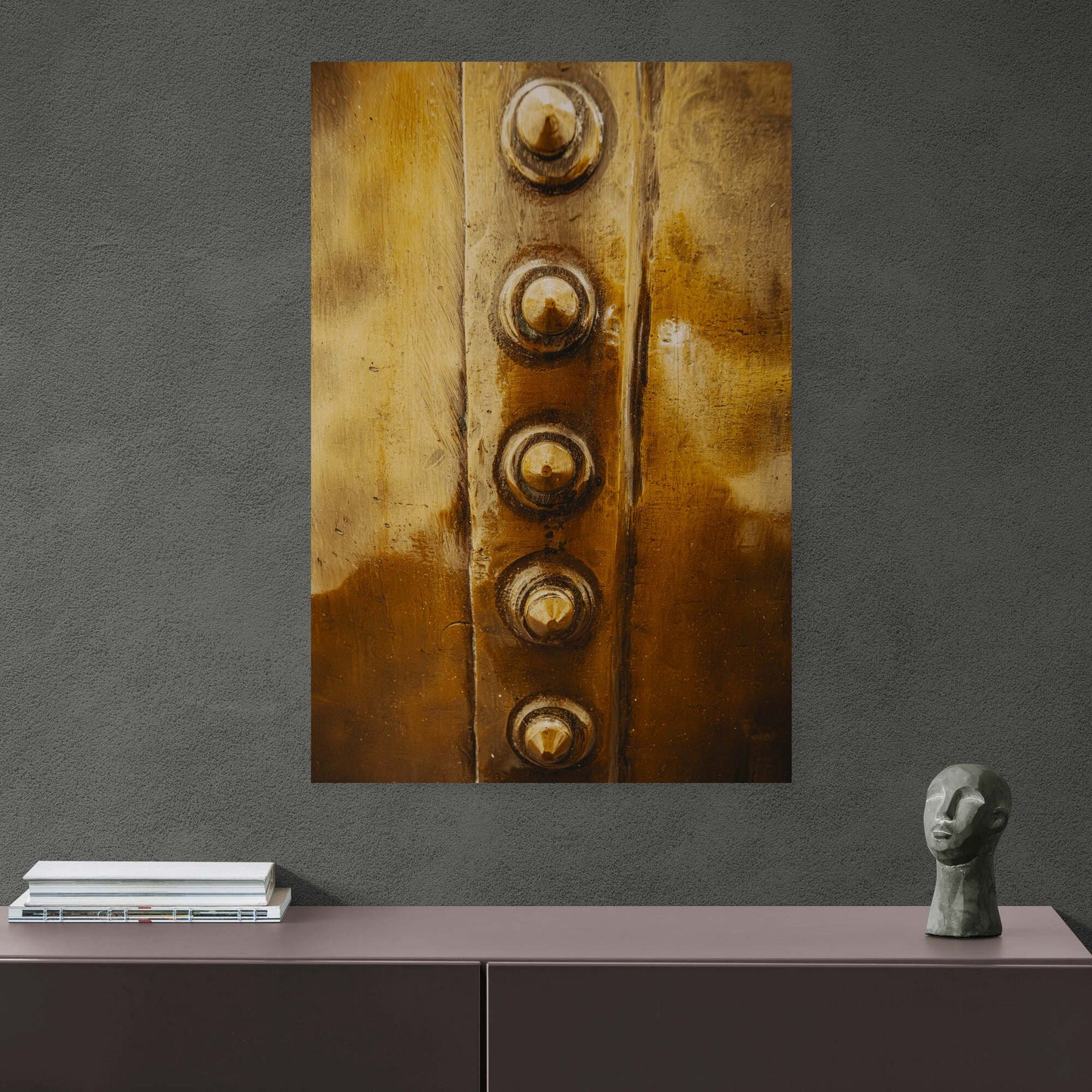 Bowmore Distillery Copper Kettle Rivets Photographic Print 24"x36"