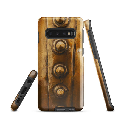 Bowmore Distillery Copper Kettle Rivets Tough Case for Samsung® Glossy / Samsung Galaxy S10