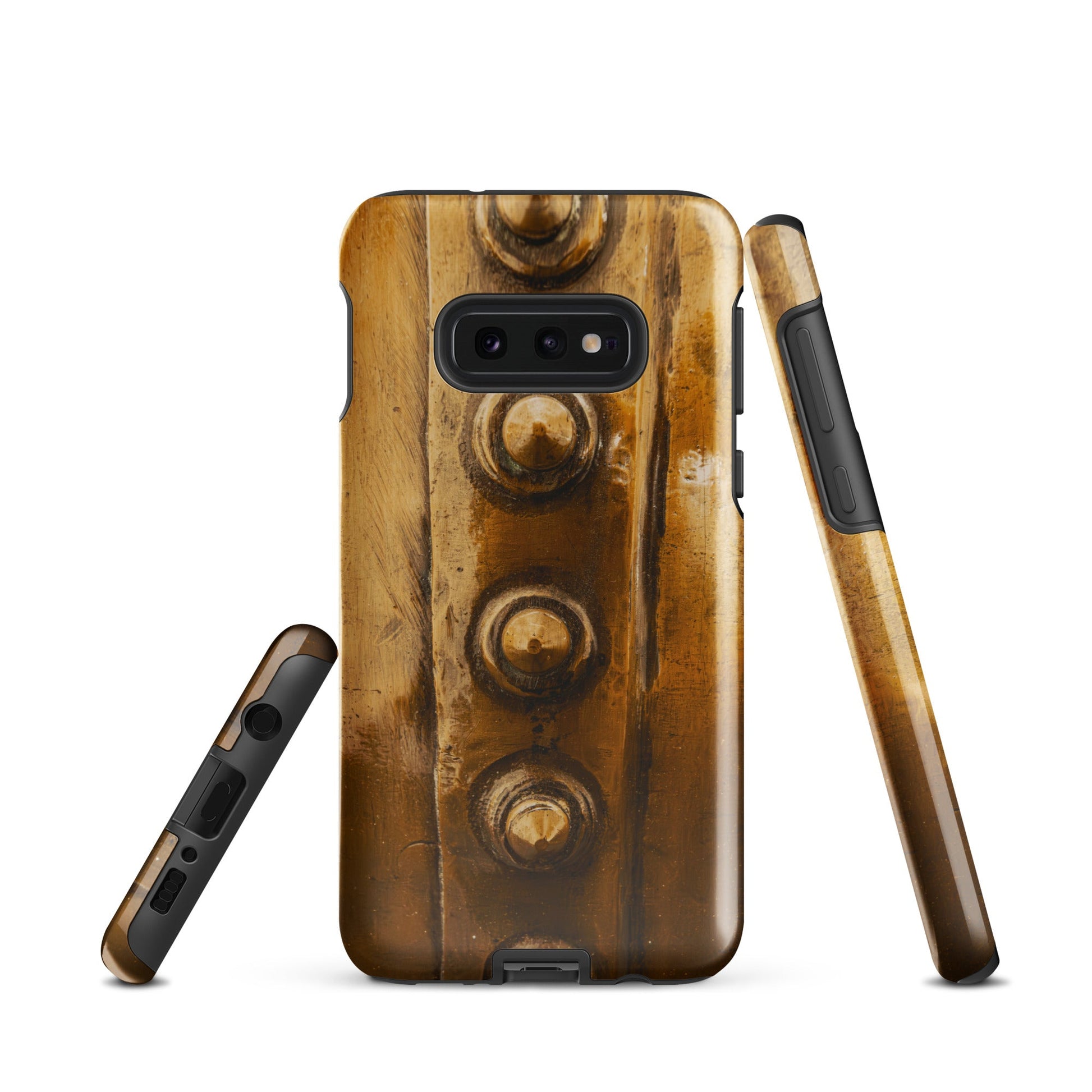 Bowmore Distillery Copper Kettle Rivets Tough Case for Samsung® Glossy / Samsung Galaxy S10e