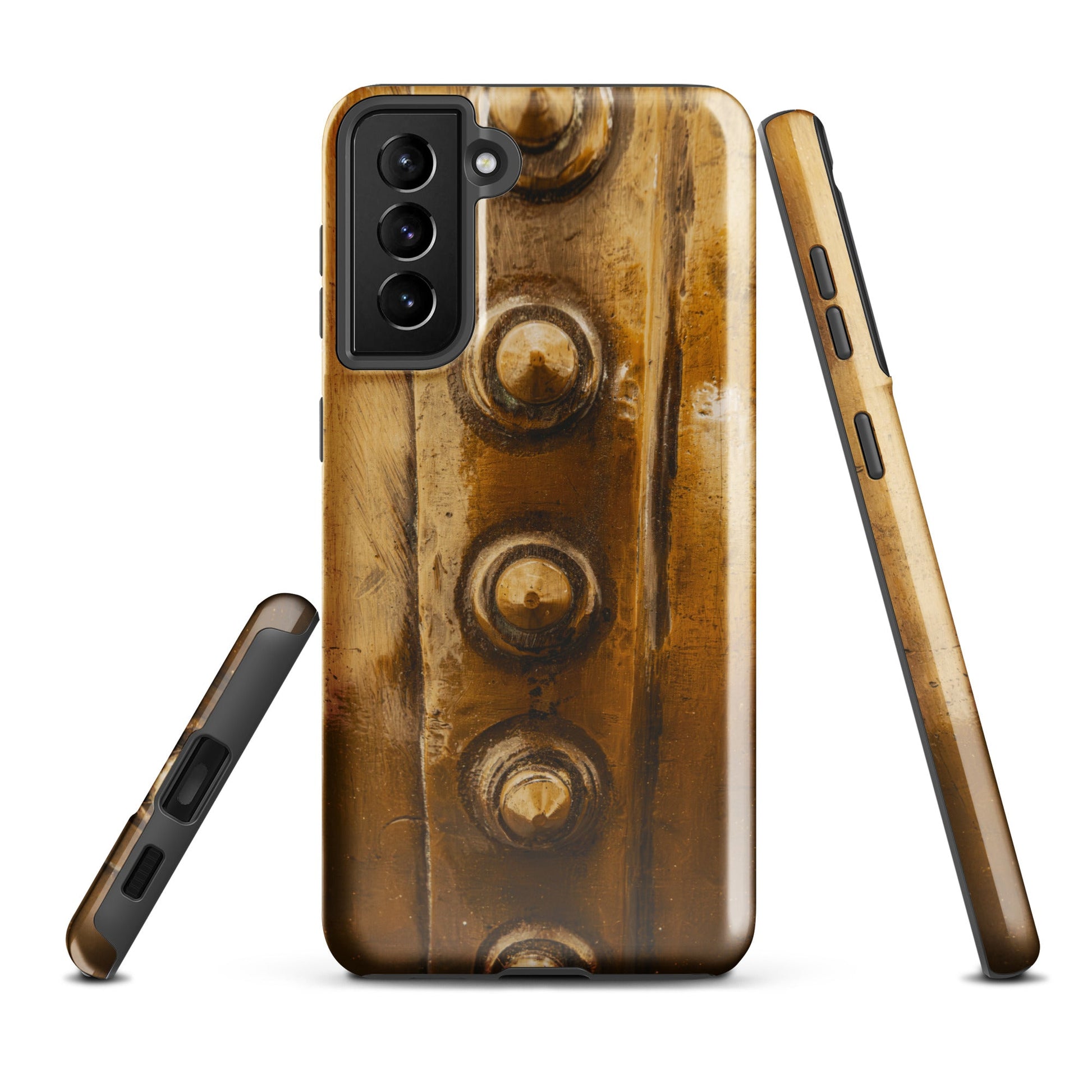 Bowmore Distillery Copper Kettle Rivets Tough Case for Samsung® Glossy / Samsung Galaxy S21 Plus