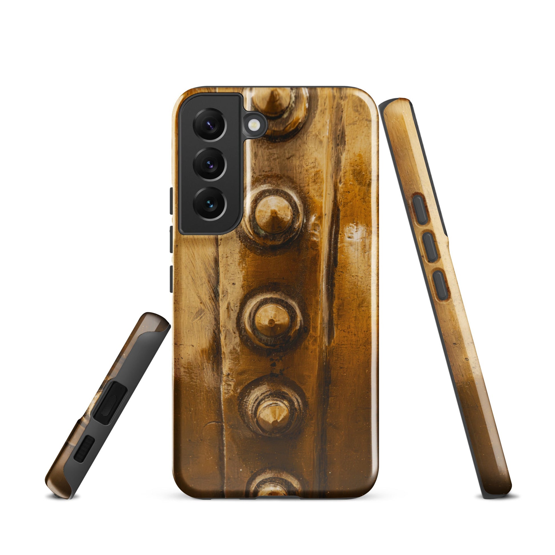 Bowmore Distillery Copper Kettle Rivets Tough Case for Samsung® Glossy / Samsung Galaxy S22