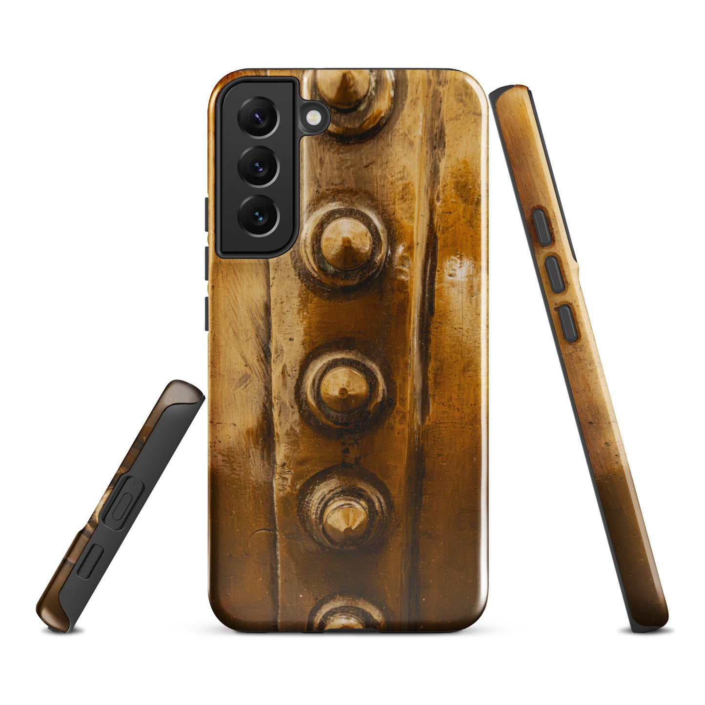 Bowmore Distillery Copper Kettle Rivets Tough Case for Samsung® Glossy / Samsung Galaxy S22 Plus