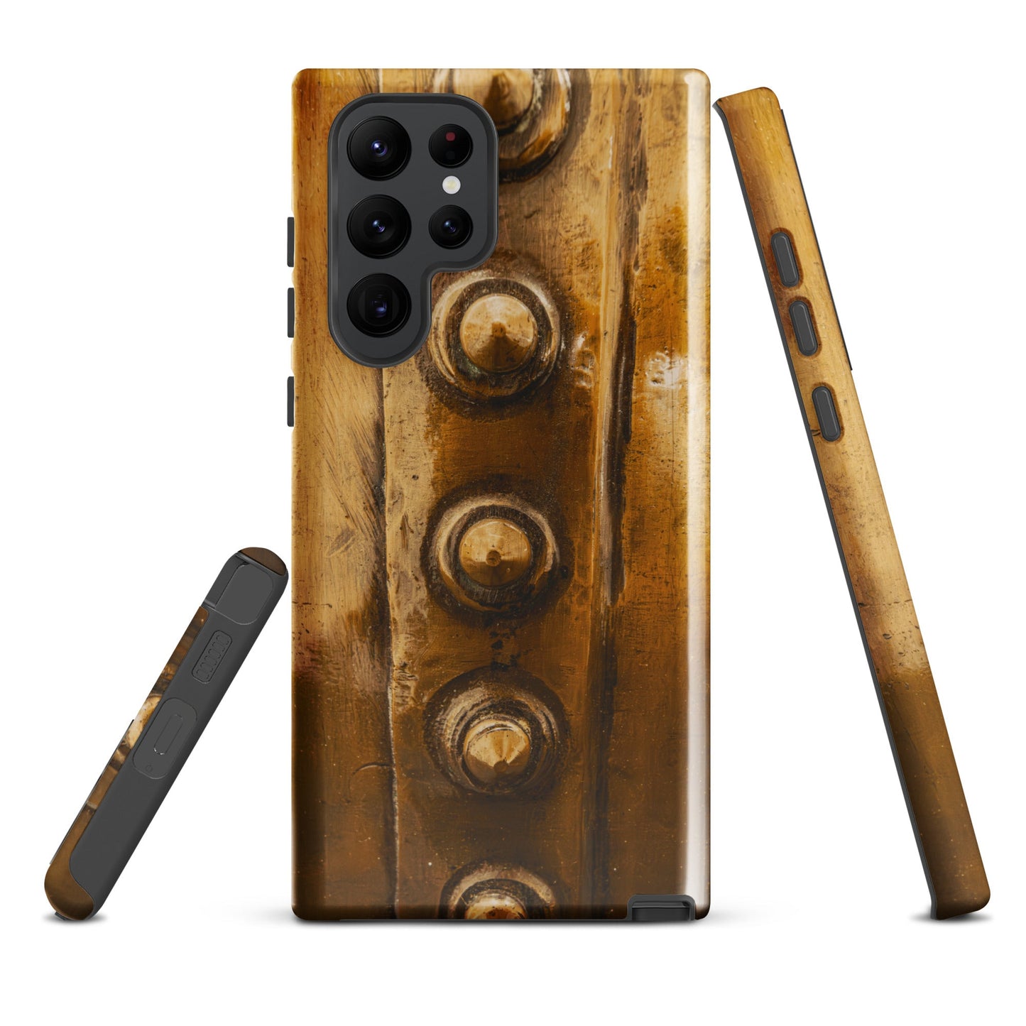 Bowmore Distillery Copper Kettle Rivets Tough Case for Samsung® Glossy / Samsung Galaxy S22 Ultra