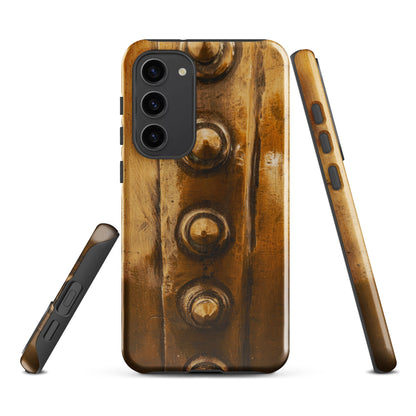 Bowmore Distillery Copper Kettle Rivets Tough Case for Samsung® Glossy / Samsung Galaxy S23 Plus