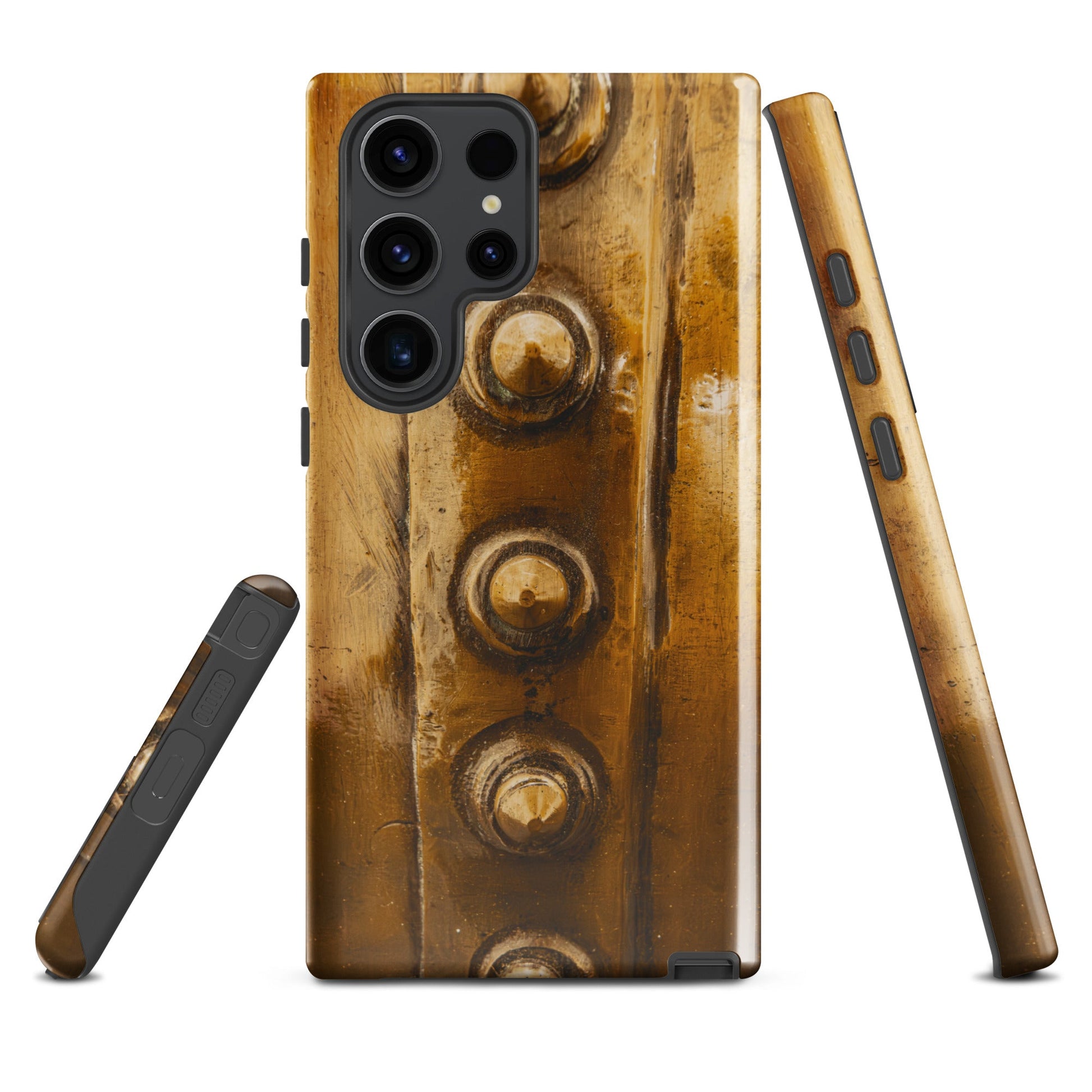 Bowmore Distillery Copper Kettle Rivets Tough Case for Samsung® Glossy / Samsung Galaxy S23 Ultra