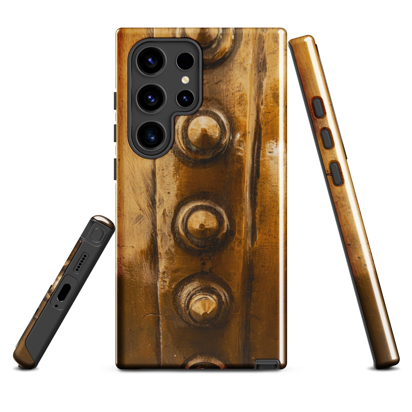 Bowmore Distillery Copper Kettle Rivets Tough Case for Samsung® Glossy / Samsung Galaxy S24 Ultra