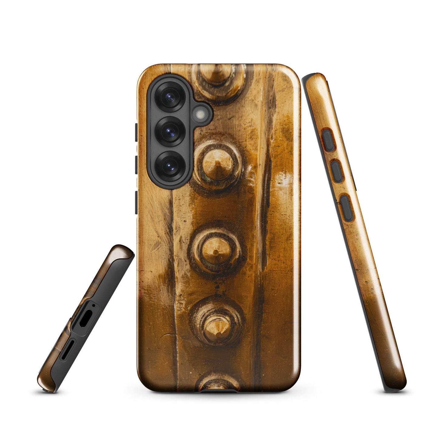 Bowmore Distillery Copper Kettle Rivets Tough Case for Samsung® Glossy / Samsung Galaxy S25