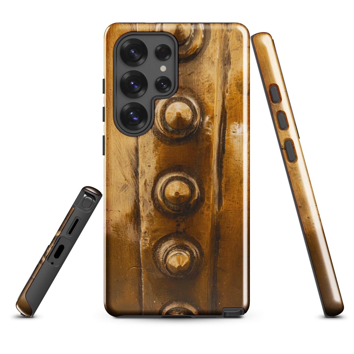 Bowmore Distillery Copper Kettle Rivets Tough Case for Samsung® Glossy / Samsung Galaxy S25 Ultra