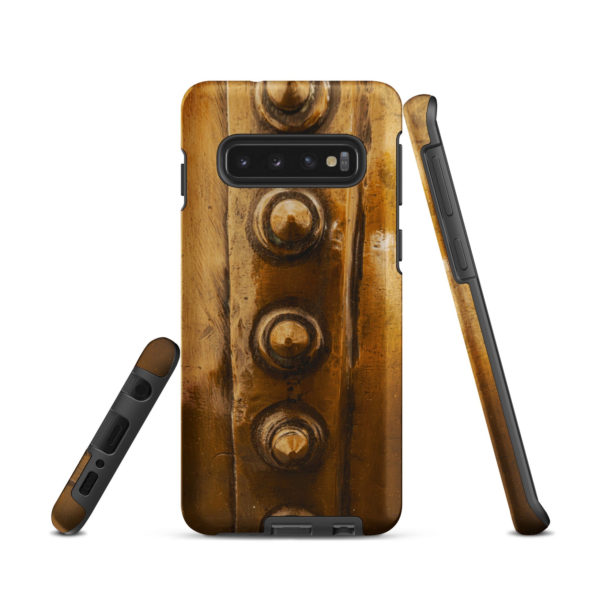 Bowmore Distillery Copper Kettle Rivets Tough Case for Samsung® Matte / Samsung Galaxy S10