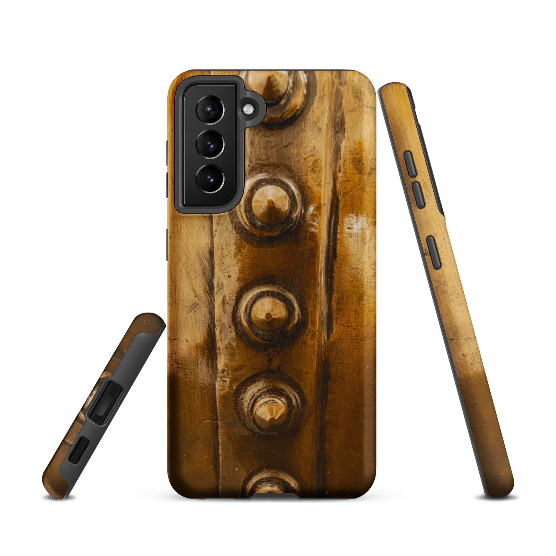 Bowmore Distillery Copper Kettle Rivets Tough Case for Samsung® Matte / Samsung Galaxy S21