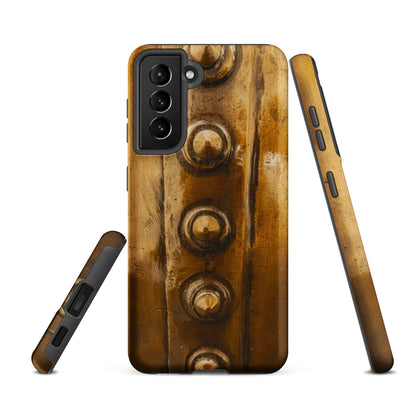 Bowmore Distillery Copper Kettle Rivets Tough Case for Samsung® Matte / Samsung Galaxy S21 FE