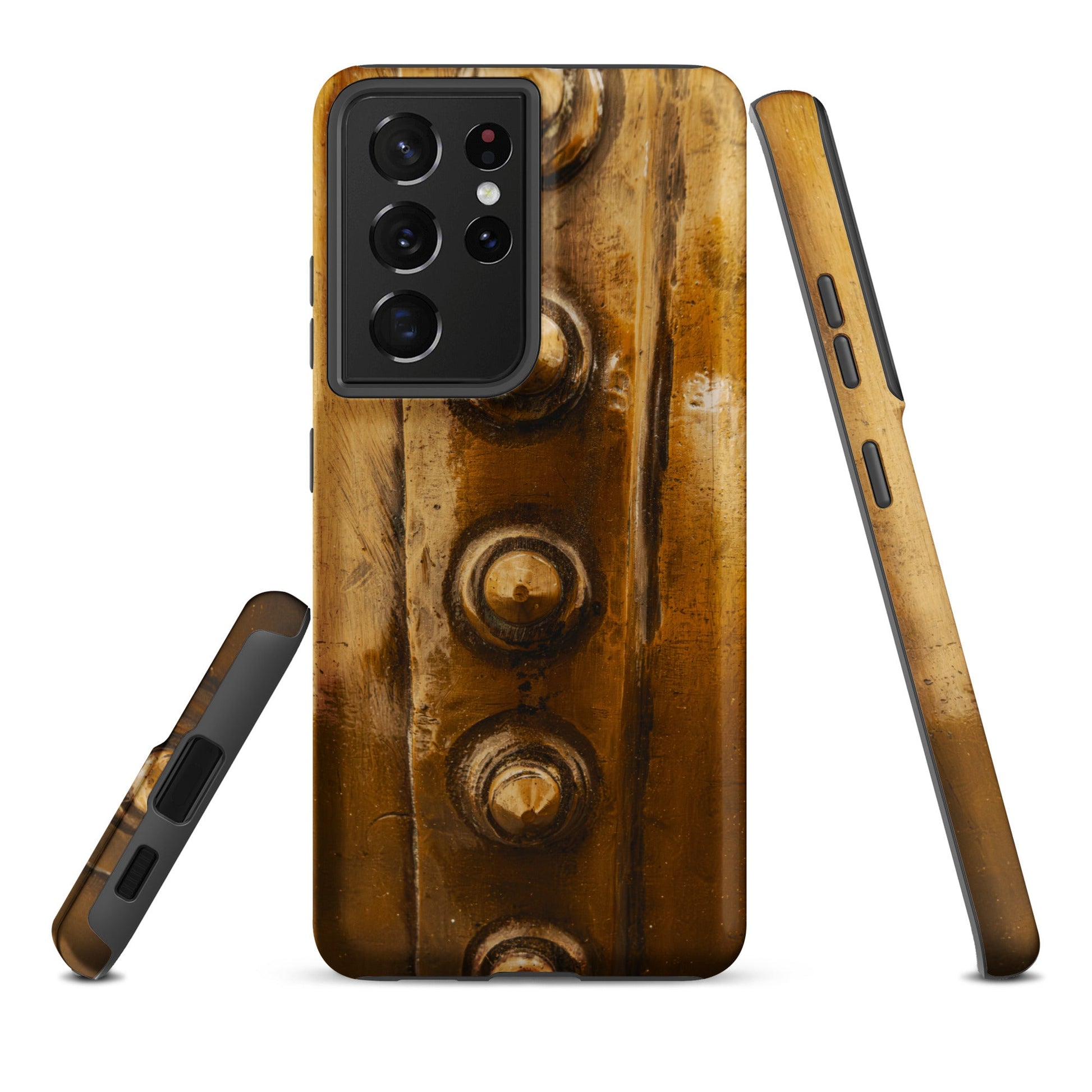 Bowmore Distillery Copper Kettle Rivets Tough Case for Samsung® Matte / Samsung Galaxy S21 Ultra