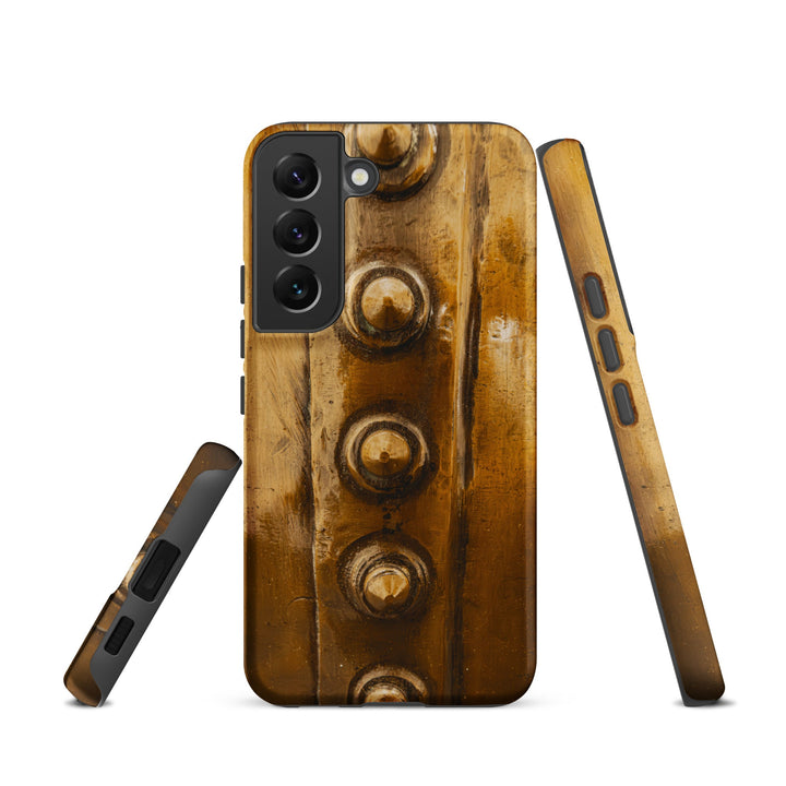 Bowmore Distillery Copper Kettle Rivets Tough Case for Samsung® Matte / Samsung Galaxy S22