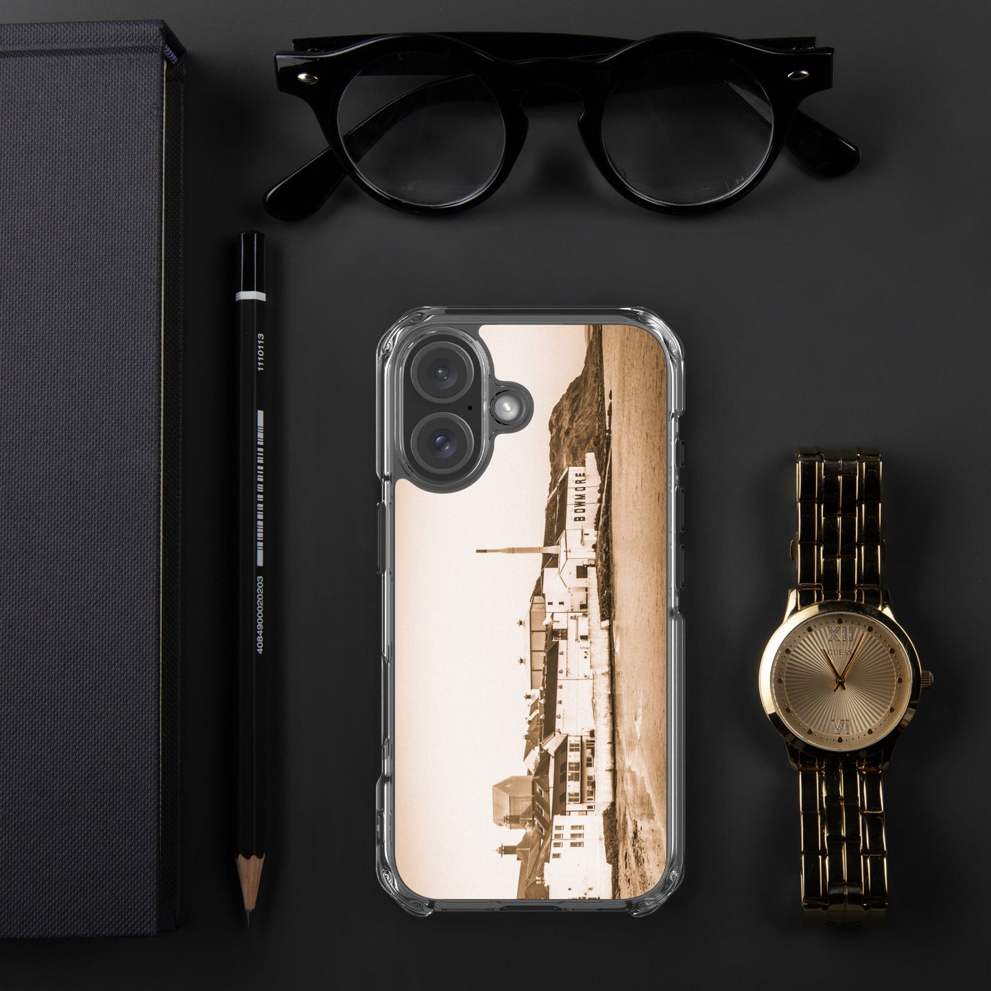 Bowmore Distillery Sepia MagSafe® Clear Case for iPhone® iPhone 16