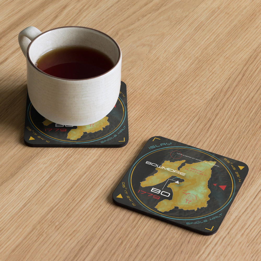 Bowmore Islay Map Coaster