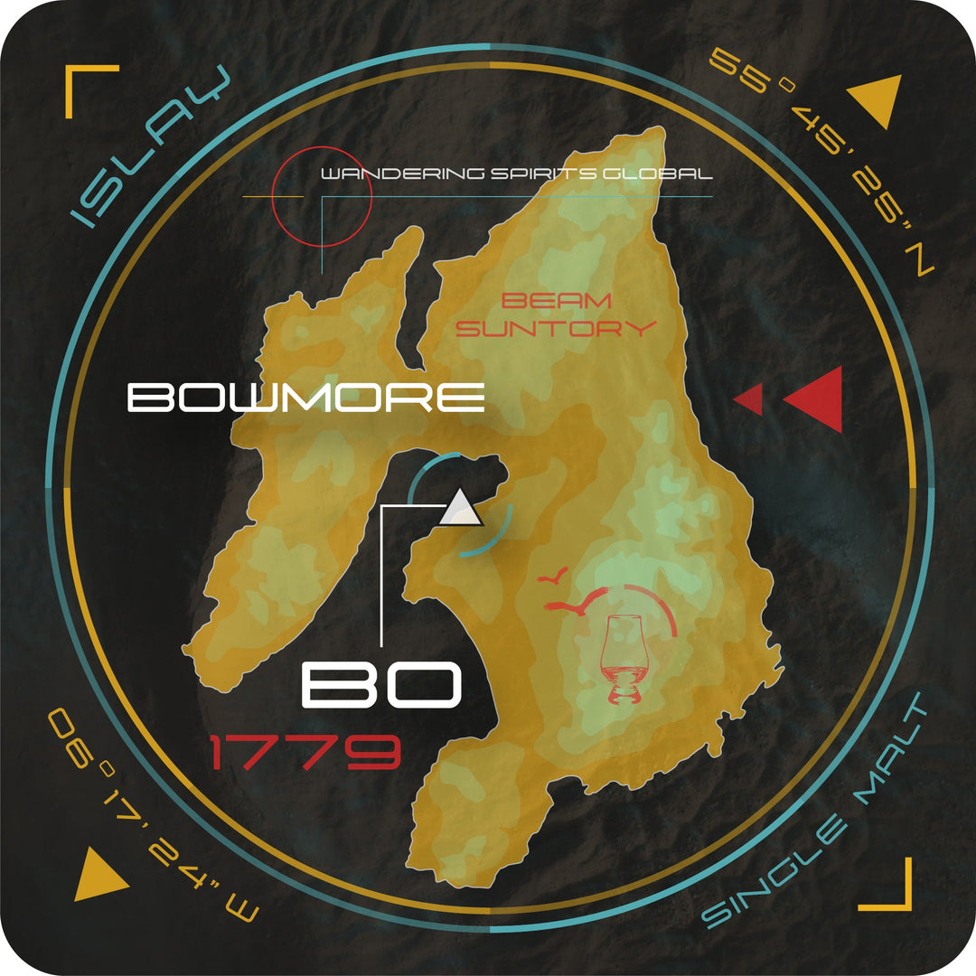 Bowmore Islay Map Coaster