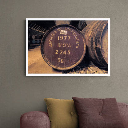 Brora 1977 Cask Hahnemühle Photo Rag Print 30"x20"