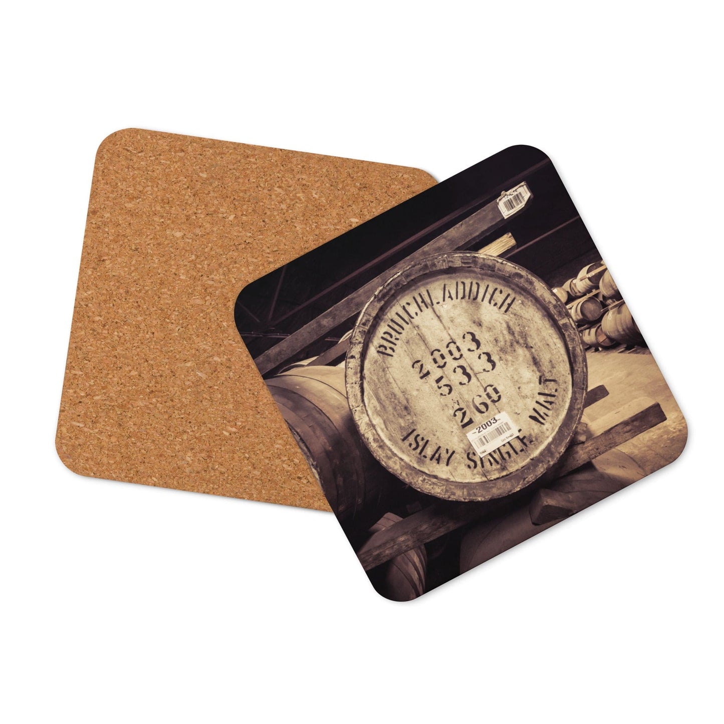 Bruichladdich 2003 Cask Soft Colour Drink Coaster by Wandering Spirits Global