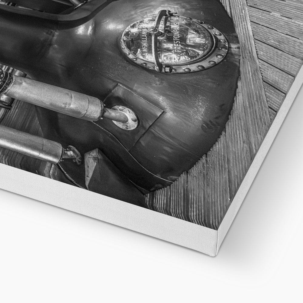 Bruichladdich No 1 Still & Ugly Betty Black & White Canvas by Wandering Spirits Global