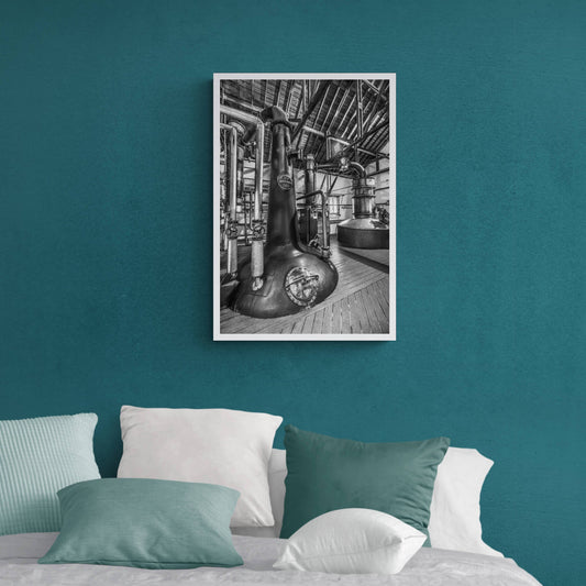 Bruichladdich No. 1 Still & Ugly Betty Black & White Hahnemühle Photo Rag Print