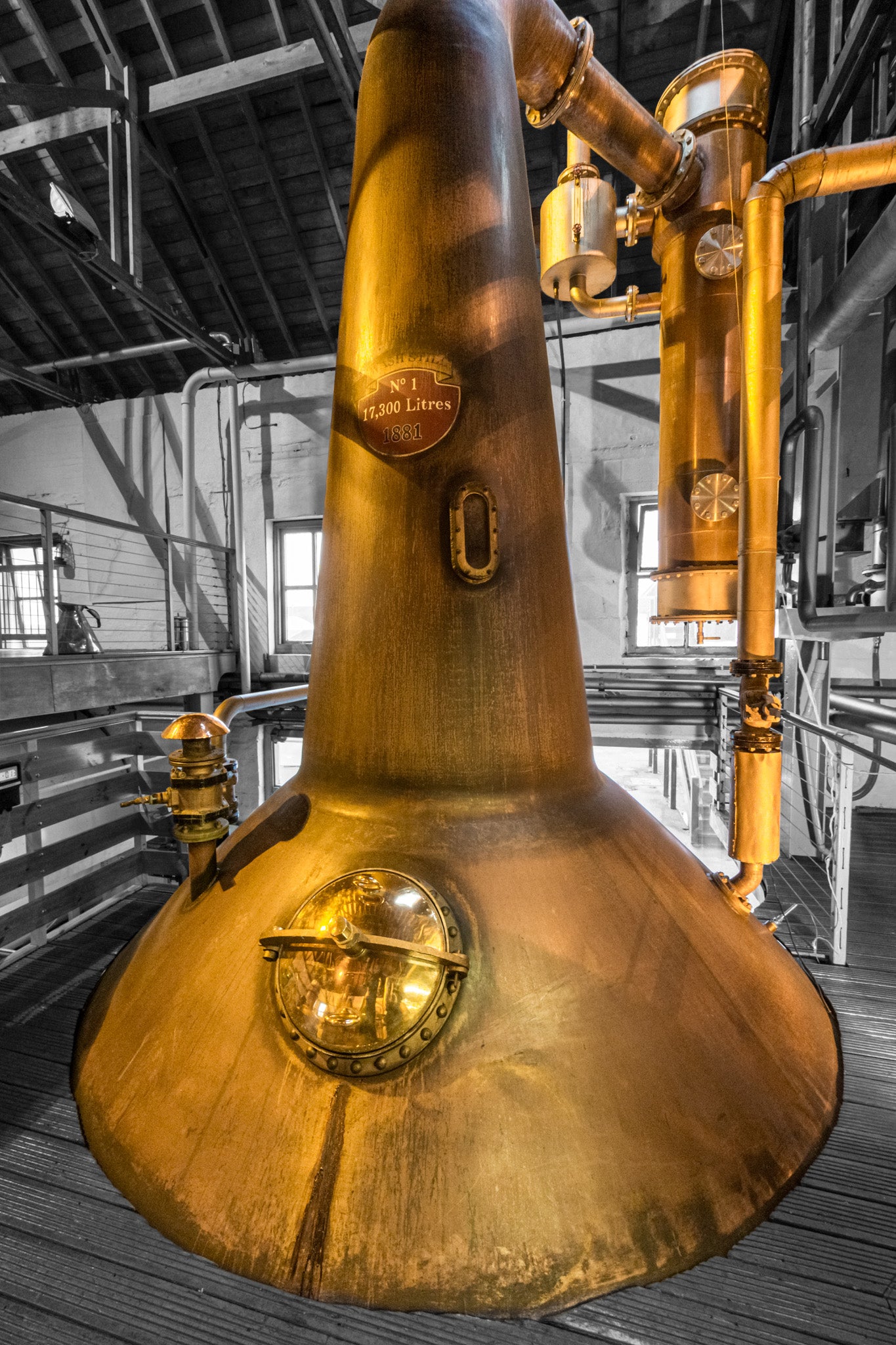 Bruichladdich Still No. 1 Antique Framed & Mounted Print