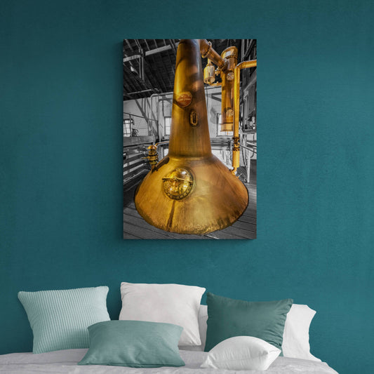 Bruichladdich Still No. 1 Canvas 24"x36" / White Wrap